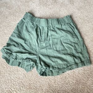 ⭐️3/$30⭐️Sanctuary Olive Green Linen Shorts